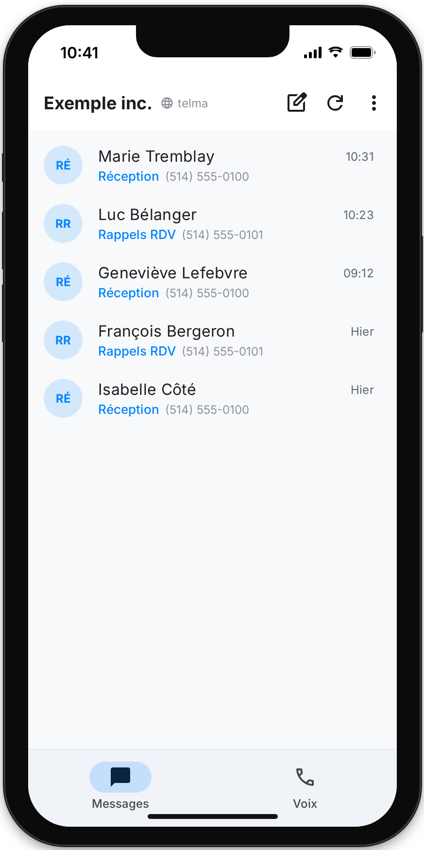 Telma app screenshot 3